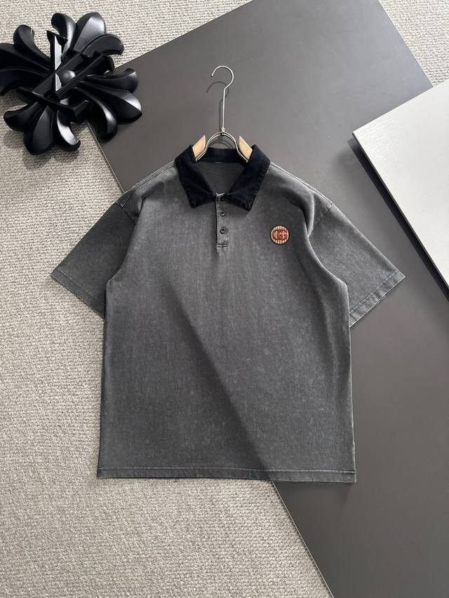 隔天出货 高版本 Gucci 古奇 25Ss春夏新款高定T恤 意大利进口机器制造 真正做到顶奢高品质 闭眼入的款 精梳重磅的面料 高强度高克重面料掂起来手感份量