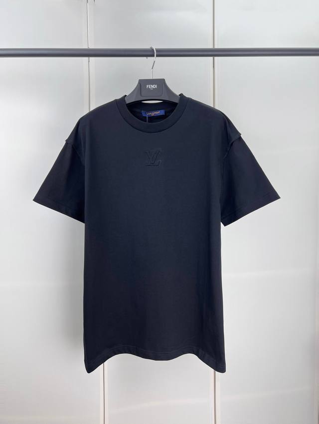 Lv路易立体字压纹短袖 S M L Xl
