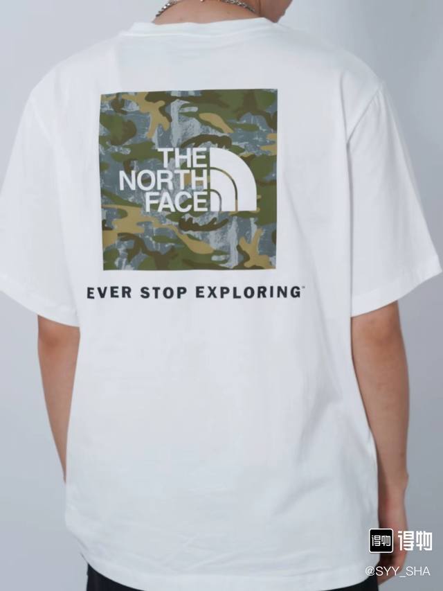 235#The North Face北面高品质短袖，260克双纱面料，现货可报，宽松版型，最大穿到220斤都行，码数Mlxlxxl，颜色：黑色，白色