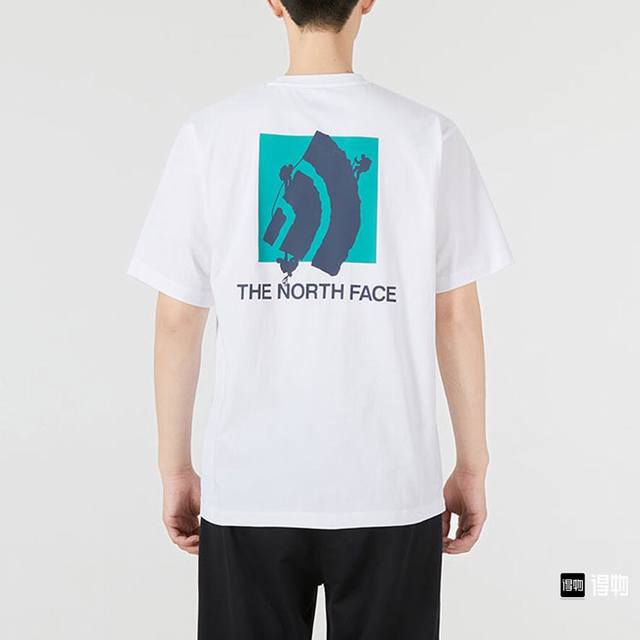 238#The North Face北面高品质短袖，260克双纱面料，现货可报，宽松版型，最大穿到220斤都行，码数Mlxlxxl，颜色：白色，黑色