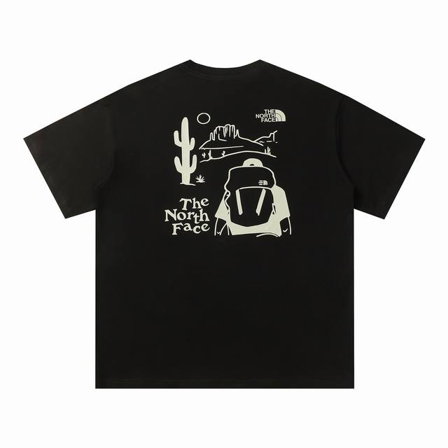 The North Face北面高品质短袖，260克双纱面料，现货可报，宽松版型，最大穿到220斤都行，码数Mlxlxxl，颜色：白色，黑色
