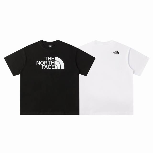 205#The North Face北面高品质短袖，260克双纱面料，现货可报，宽松版型，最大穿到220斤都行，码数Mlxlxxl，颜色：白色，黑色