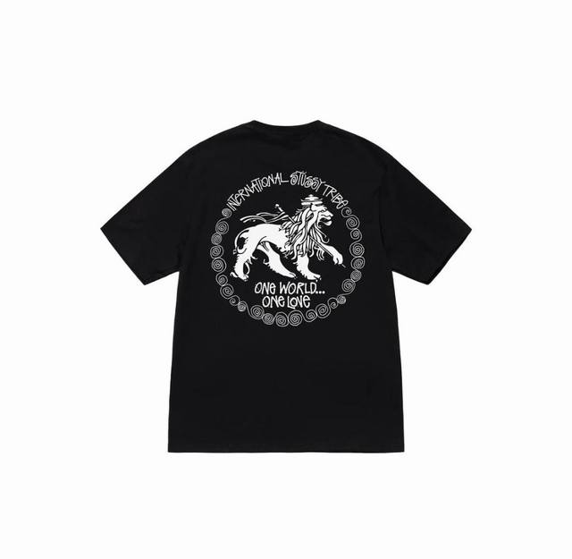1057款斯图西Stussy高品质短袖，260克双纱面料，现货可报，宽松版型，最大穿到220斤都行，码数Mlxlxxl，颜色：黑色，白色，藏青色