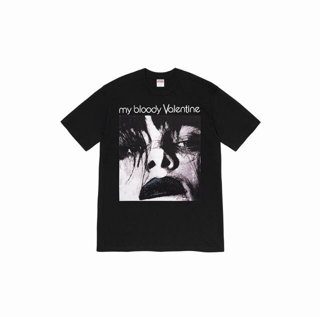 848款Supreme Week 9 X My Bloody Valentine Feed Me With Your Kiss Tee 联名款 音乐艺术专辑圆领