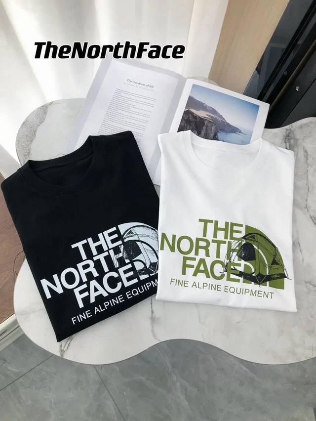 款号A288# 夏季新款Thenorthface 北面经典款休闲短袖T恤 高端定制品质请看实拍衣服上你能看得见