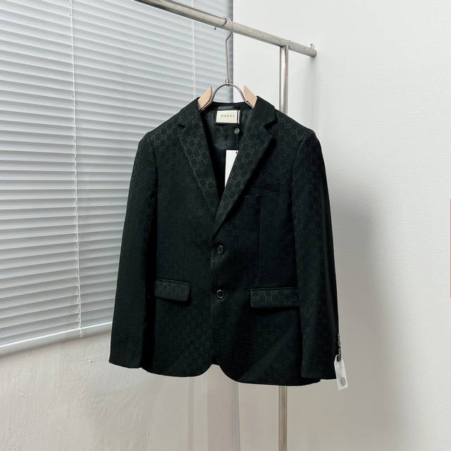 Gucc* 古驰 双G满幅提花西服 码数：48.50.52.54.56.58 颜色：卡其 黑