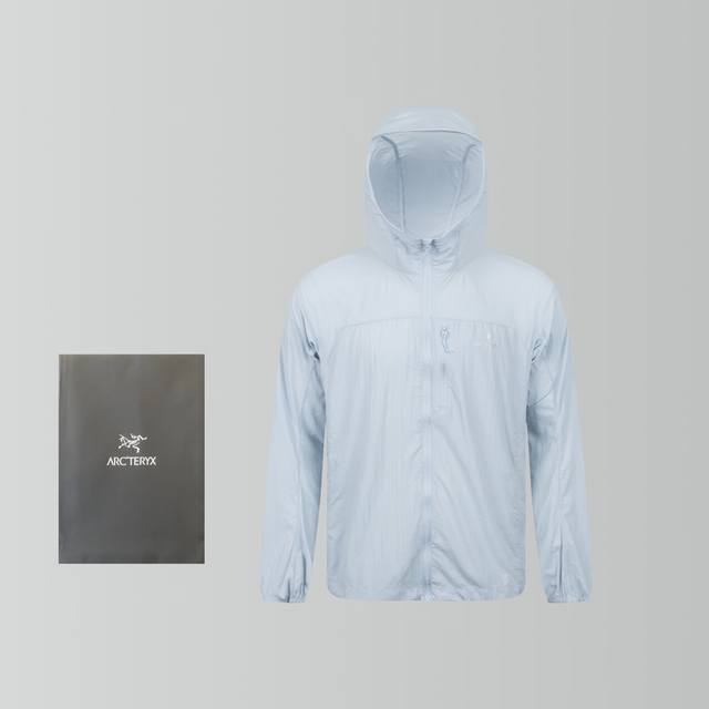 5可配信封 Arcteryx 始祖鸟Squamish Hoody情侣户外防晒透气速干功能性连帽皮肤衣 Squamish Hoody 机能轻量轻薄款连帽皮肤衣防晒