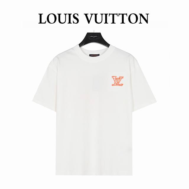 Louis Vuitton 路易威登 25Ss 立体大Logo字母绳绣短袖T恤 购入原版开模打造，全套定制辅料，所有细节完美还原 定织定染260G纯棉双纱紧密棉