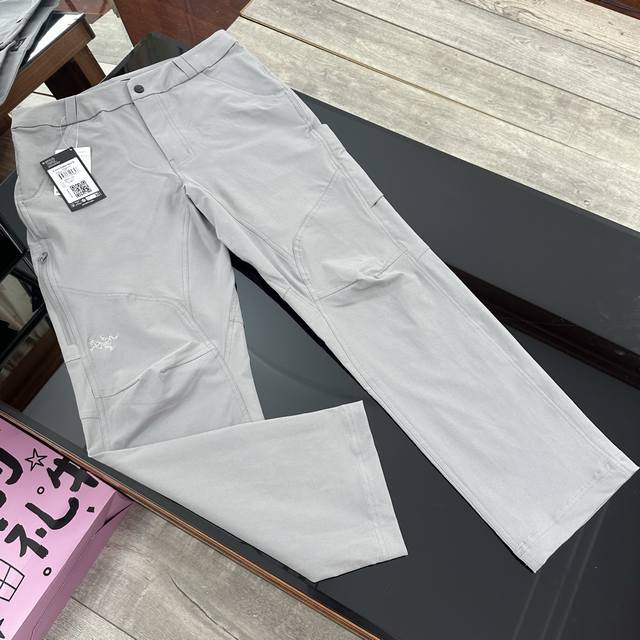 Arcteryx始祖鸟 Cronin 面料升级锦棉弹力纯色户外运动中腰拉链防泼水休闲裤 注：这个是棉的哦 不是速干款 亚洲短版 裤长略短 更符合亚洲人身材 自配