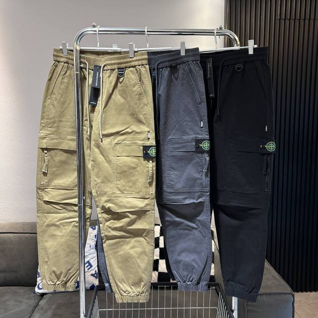 Stone Island 石头岛 夏季新款工装多口袋机能设计工装裤 .舒服 ..原单高品质..完美暴躁！出口订单！绝对超值 .非常舒服的裤子..东西细节超级棒.