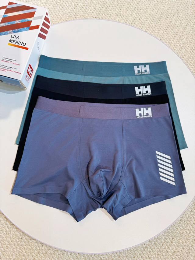 海丽汉森男士内裤 尺码：Lxlxxlxxxl 参考体重： L 36-38 腰围2尺2-2尺4体重100-125斤 Xl 38-40 腰围2尺4-2尺6体重125
