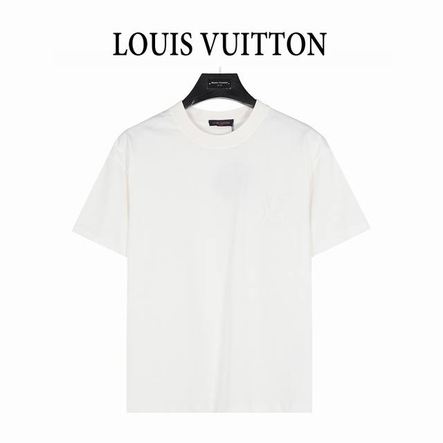 Louis Vuitton 路易威登 25Ss Logo及四叶草烫银短袖T恤 购入原版开模打造，全套定制辅料，所有细节完美还原 定织定染260G纯棉双纱紧密棉面