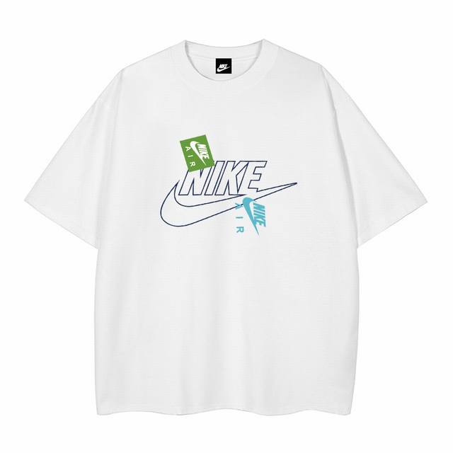 新款耐克Nike涂鸦随心印花短袖！简约潮流前线，高街元素满满，上街回头率 % 版型中性风格，男生女生都可以穿，也可搭配情侣，Oversize宽松版型 颜色:图片