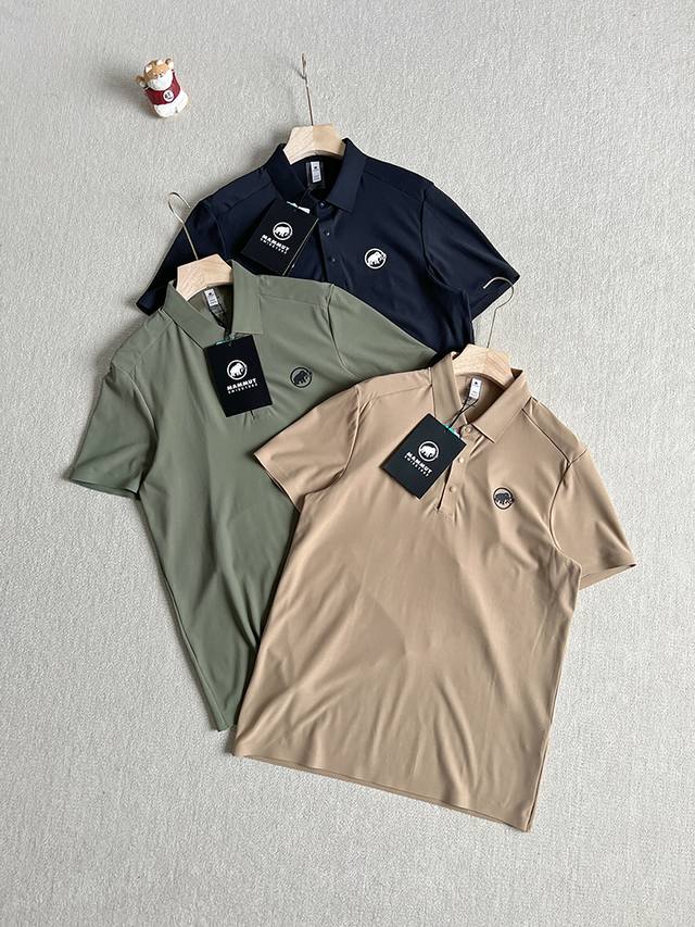 Mammut 猛犸象高端压胶速干Polo，解锁夏日穿搭新体验 夏日高温步步紧逼，还在为闷热黏腻而烦恼？猛犸象高端压胶冰丝Polo衫，给你带来前所未有的清凉体验！