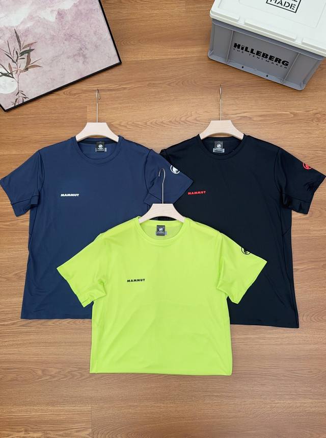 2025夏季新品 Mammut 猛犸象爆冷户外系列 男子轻质跑步运动速干T恤柔软透气圆领短袖 弹力贴合 精选弹力速干面料 让肌肤时刻保持清爽 上身无束缚 穿着流