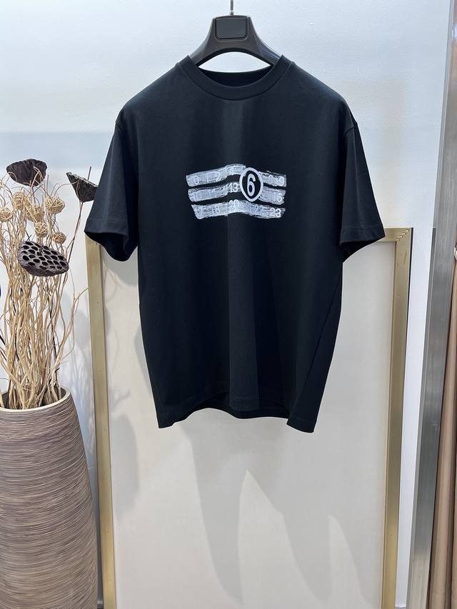 Size：S M L Xl 黑 薄荷绿两色 男女同款197536374260060081 Mai*On Marg*Ela 马*拉2025Fw春夏新品做旧Logo