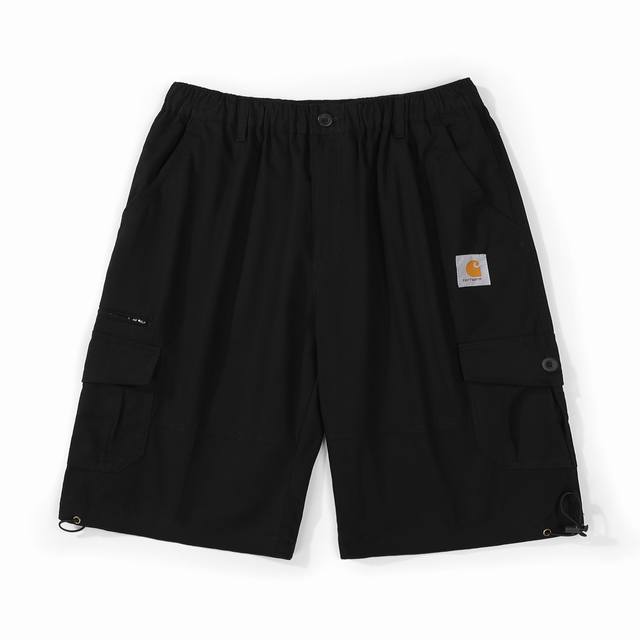 供 Carhartt卡哈特经典款小标工装短裤 主标 辅料 水洗齐全 定制品牌精密贴标 优选高品质纯棉工装面料 穿着硬挺有型 舒适度极高 面料已预水洗 口袋套结处