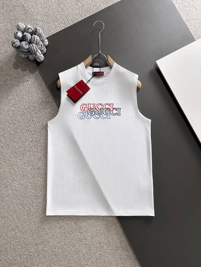 Chrome Hearts* 市场独家品质 爆款 2025夏款背心上新 原高版本 克罗心 面料采用340克高密度定制棉 不变形 不缩水 立体垂感爆表 工艺介绍：