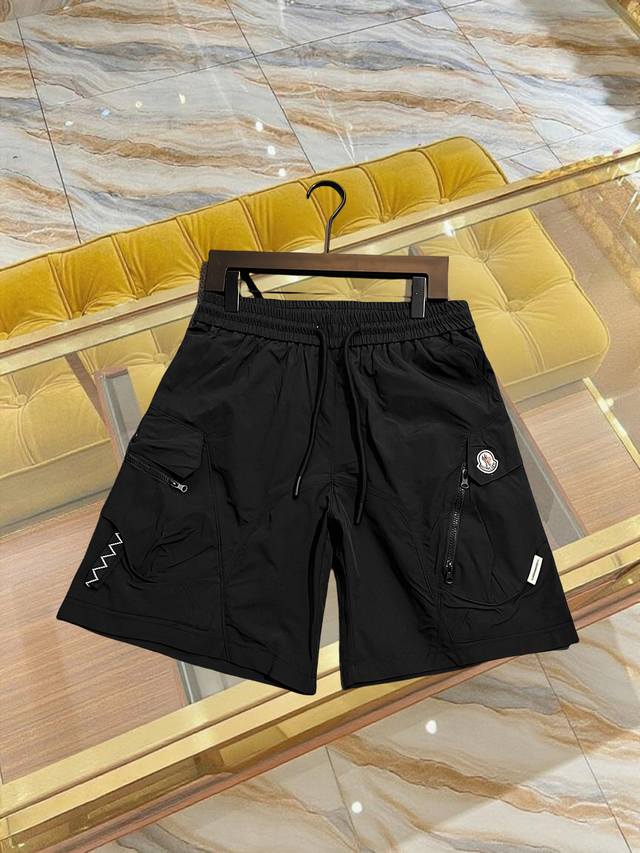 Moncle* 25Ss多功能短裤 定织定染科技帆布面料 定织扁机罗纹 完美还原 开模最新联名五金 Sizr：S M L Xl Xxl