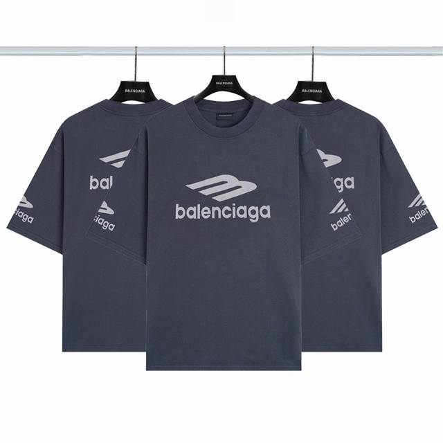 巴黎世家Balenciaga大M3M反光短袖 颜色：蜡青 尺码：Xs-L
