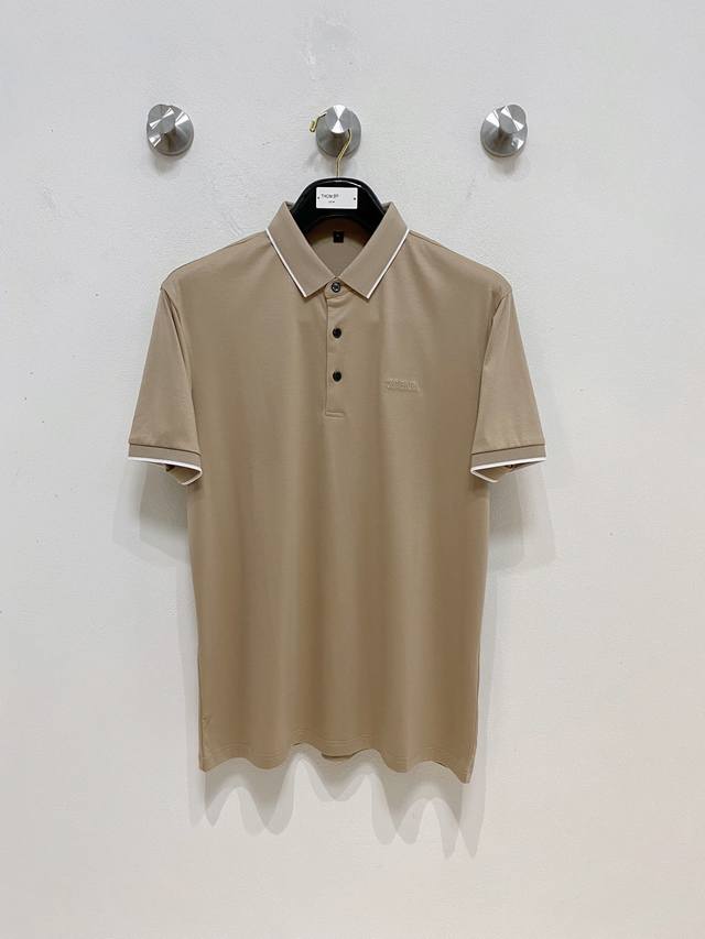 开春新品 杰尼亚 %新疆长绒棉 面料柔软舒适透气 夏季 限量款短袖Polo系列 ：-3Xl
