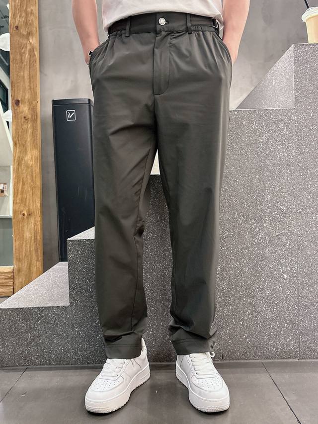 H家 2025Ss早春 新品 原单男士休闲裤 每季必出的类型，无需质疑的热卖王牌单品，符合四季最佳的搭配色号 通体融入了多种工艺美学，缔造出不羁与个性的风格！细