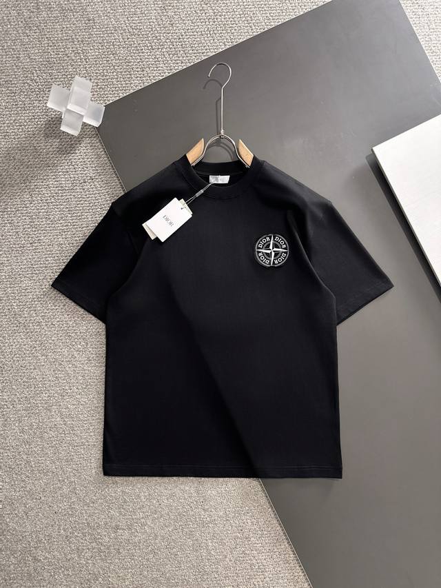 石头岛 高工艺 上新25 Ss 新疆长绒棉 上身舒适亲肤 纯棉质感 经典百搭 黑白 码数M-3Xl