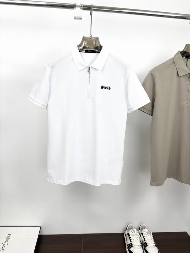 2025春夏新款男士短袖Polo衫 品牌最新设计元素！既不单调也不复杂,恰到好处的展现品味！客供顶级定制珠地棉面料！舒适吸汗透气根本不在话下,面料独具的高奢感呈