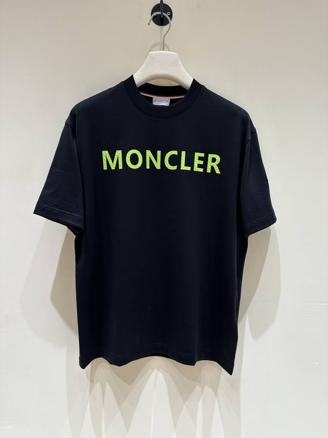 新品 T9- Mon家男士高端时装款圆领短袖T恤，贸易公司渠道货，纯正血统品质，25年春夏新品，官方同步，独家爆款售卖！ 客供埃及进口顶级面料，甄选尼罗河区域光