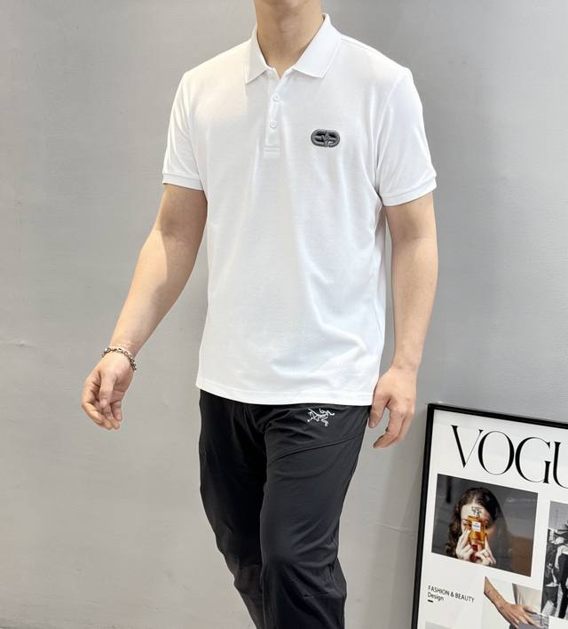 Arman*阿玛尼25S春夏男士Polo.新款推荐！成衣定织百分百丝光珠地棉面料，定织定染.胸前阿玛尼飞鹰经典3D绣花工艺.别致典雅....配色轻熟简约，混搭空