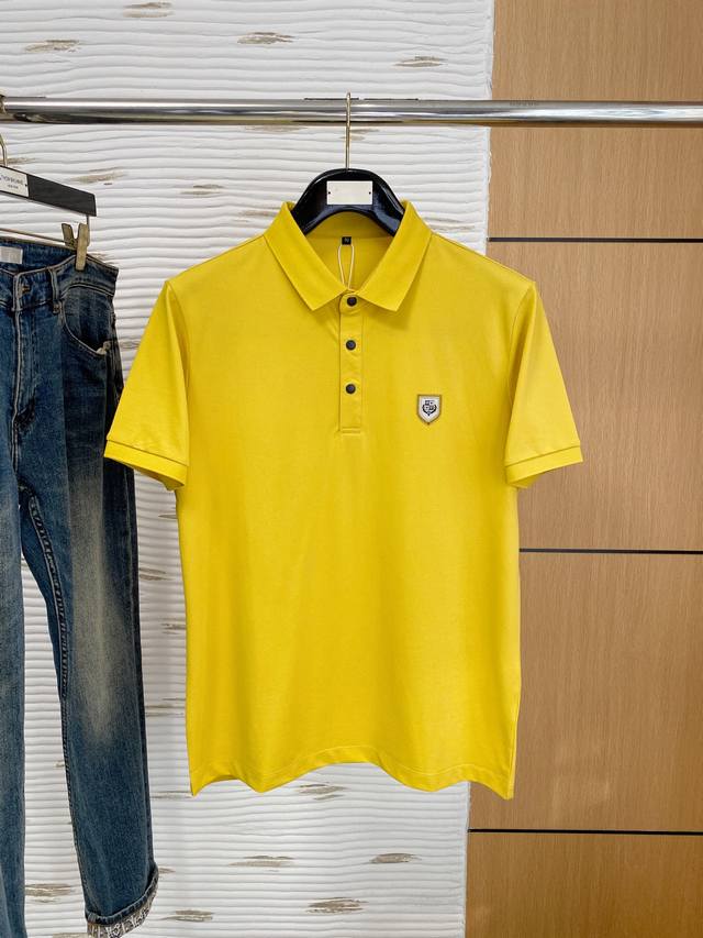 Lss 新品 春夏短袖翻领T恤Polo，最高版本客供定制高端朱地面料简单时尚款，螺纹拼色螺纹配色超级好看！经典Logo简单大方的款式！满满的高级感，四季可穿。简