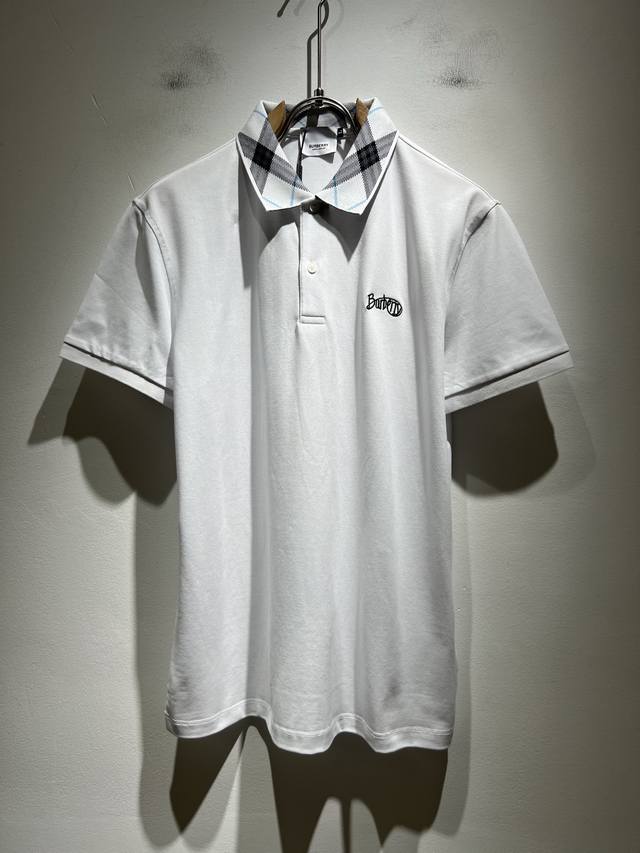 Bur*Erry 巴*莉 2025春夏新款男士短袖Polo衫，品牌最新设计元素！既不单调也不复杂,恰到好处的展现品味！客供顶级定制珠地棉面料！舒适吸汗透气根本不