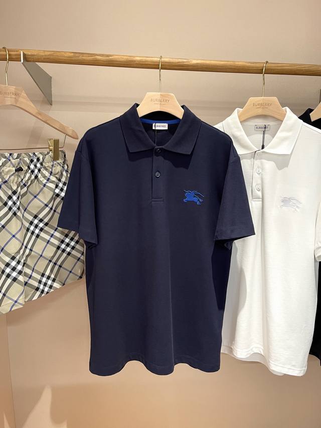 小骑士战马棉质 Polo 衫 Bur王牌尖货，镇店之宝 迟来的渠道好货好款！Bur王牌渠道单，同步各大买手店 2025Ss全新一季设计语言 小骑士战马刺绣设计珠