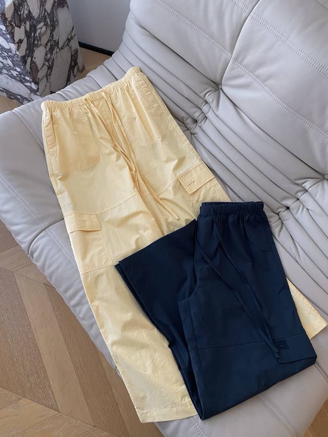 25Ss春夏 Ance口袋工装裤 显瘦无束缚 宽松的直筒卫裤 设计舒适好穿大口袋设计增加实用性不仅是休闲的代名词也可以打造多种风格2色3码