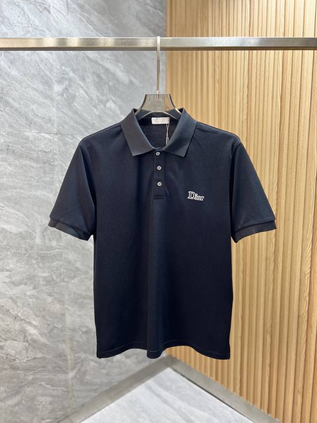 Dior 迪奥 2025年春夏新品上新 三标齐全 翻领短袖Polo衫 好货不用过多介绍 看细节 专柜码数：M-Xxxl 175 140建议L，