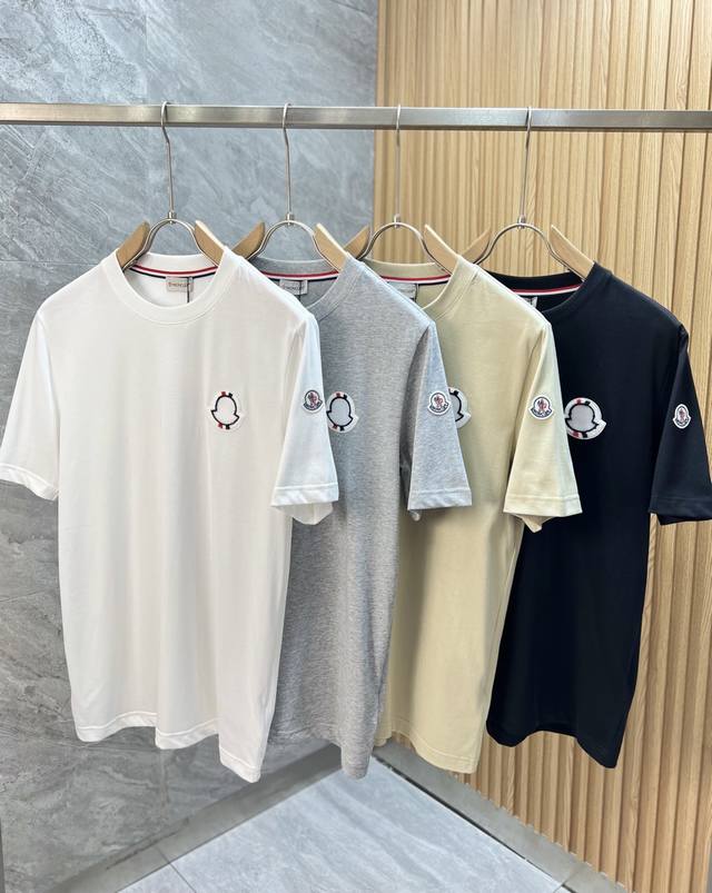 Moncler 蒙口 2025年春夏新品上新 三标齐全 圆领短袖T恤 好货不用过多介绍 看细节 专柜码数：S-Xl