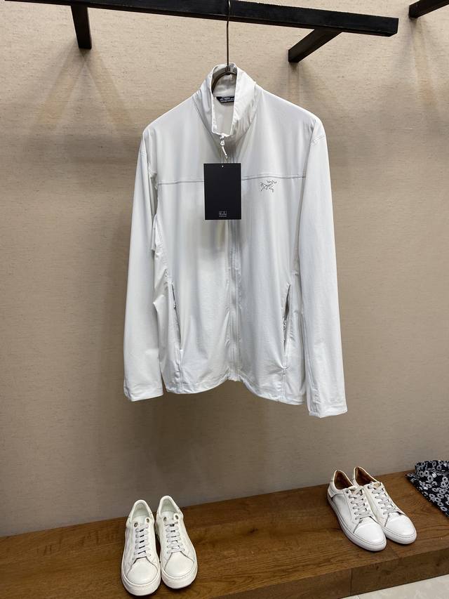 Arctery，顶配品质！Arc鸟 Gamma Lightweight Jacket 纯色软壳情侣款外套防风立领夹克 防晒衣 防晒服。 防水超轻量化软壳 -鸟G
