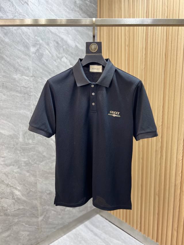 Gucci 古奇 2025年春夏新品上新 三标齐全 翻领短袖Polo衫 好货不用过多介绍 看细节 专柜码数：M-Xxxl 175 140建议L，