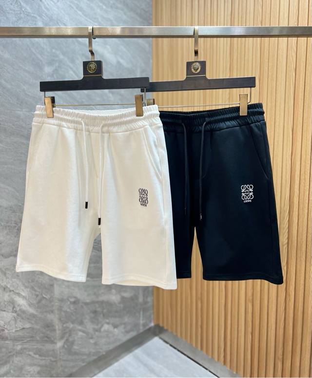 Loewe 罗意威 2025春夏新品 三标齐全 松紧带五分休闲裤短裤 好货不用过多介绍 看细节 专柜码数：M-Xxxl 175 140上身建议L