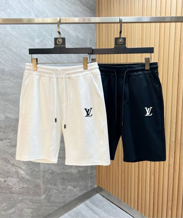 Lv 路易威登 2025春夏新品 三标齐全 松紧带五分休闲裤短裤 好货不用过多介绍 看细节 专柜码数：M-Xxxl 175 140上身建议L