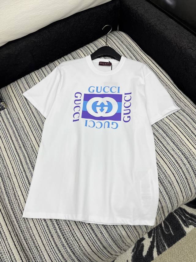 爆款现货 原单品质 Gucc*｜25限定系列新品印花短袖T恤 精致宽松大版型上身巨显瘦！ 定制最新印花 低调奢华！ 时髦精必备单品解锁所有穿搭！ 认准我家品质！