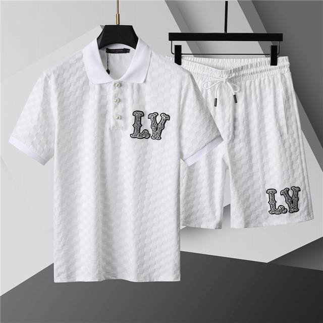 2025春夏新款T恤.男士圆领经典Logo 翻领 采用进口客供定制面料 高端的品质 尽显奢华。428 尺码：M-3Xl