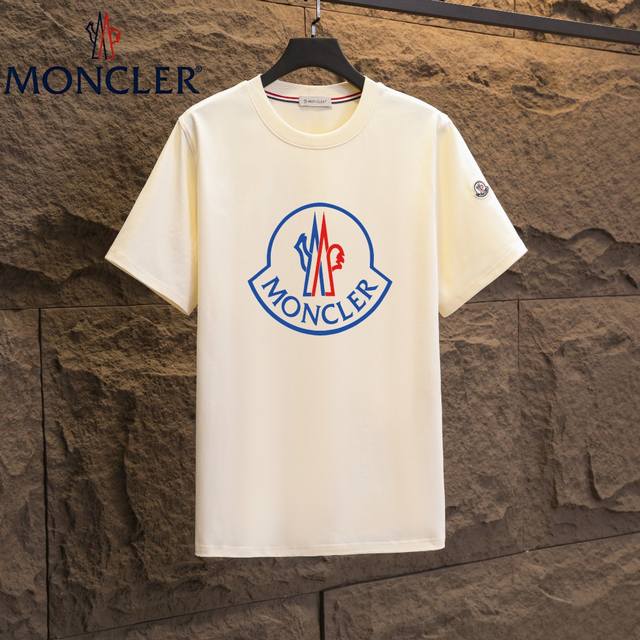 实拍 Nfc芯片感应 Moncler 蒙口 短袖T恤 2025专柜同步发售新款个性简约标识短袖T恤 面料：原版同步300克重双纱100%纯棉 超高质感，丝滑厚实