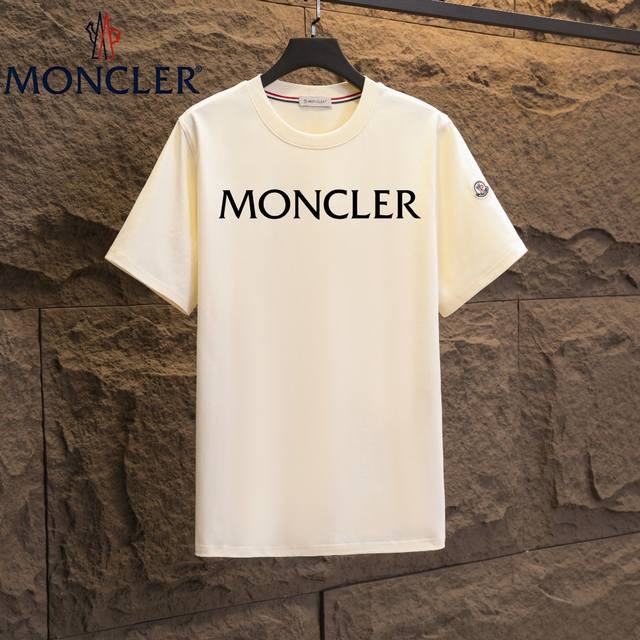 实拍 Nfc芯片感应 Moncler 蒙口 短袖T恤 2025专柜同步发售新款个性简约标识短袖T恤 面料：原版同步300克重双纱100%纯棉 超高质感，丝滑厚实