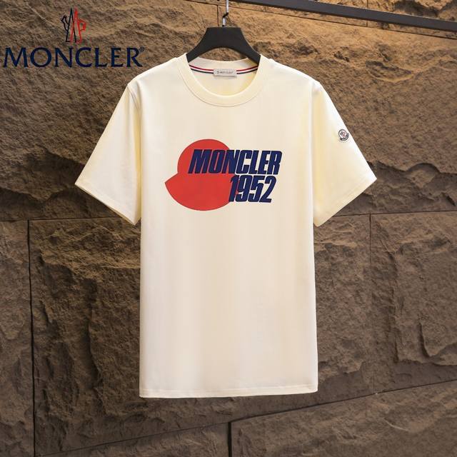 实拍 Nfc芯片感应 Moncler 蒙口 短袖T恤 2025专柜同步发售新款个性简约标识短袖T恤 面料：原版同步300克重双纱100%纯棉 超高质感，丝滑厚实