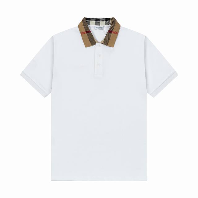 品牌：Burberry 巴宝莉 面料：纯棉丝光珠地 克重：230 颜色：黑色 白色 藏青 卡其 草绿 尺码：M-Xxl 原版定制1：1细节还原 三标Logo齐全
