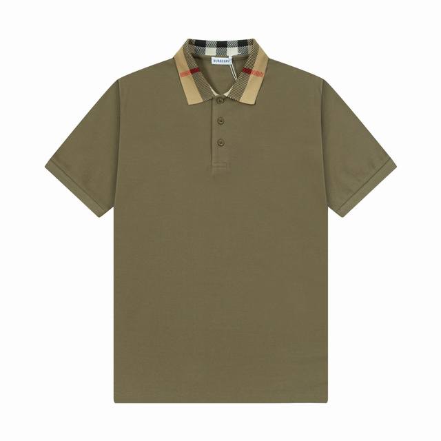 品牌：Burberry 巴宝莉 面料：纯棉丝光珠地 克重：230 颜色：黑色 白色 藏青 卡其 草绿 尺码：M-Xxl 原版定制1：1细节还原 三标Logo齐全