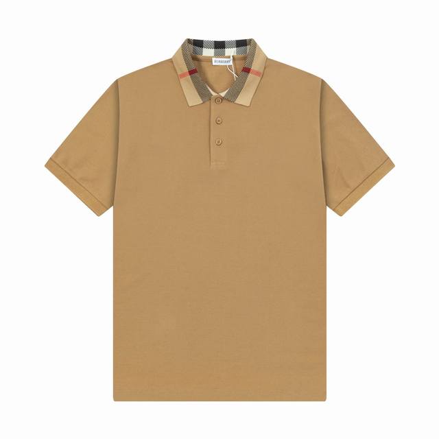 品牌：Burberry 巴宝莉 面料：纯棉丝光珠地 克重：230 颜色：黑色 白色 藏青 卡其 草绿 尺码：M-Xxl 原版定制1：1细节还原 三标Logo齐全