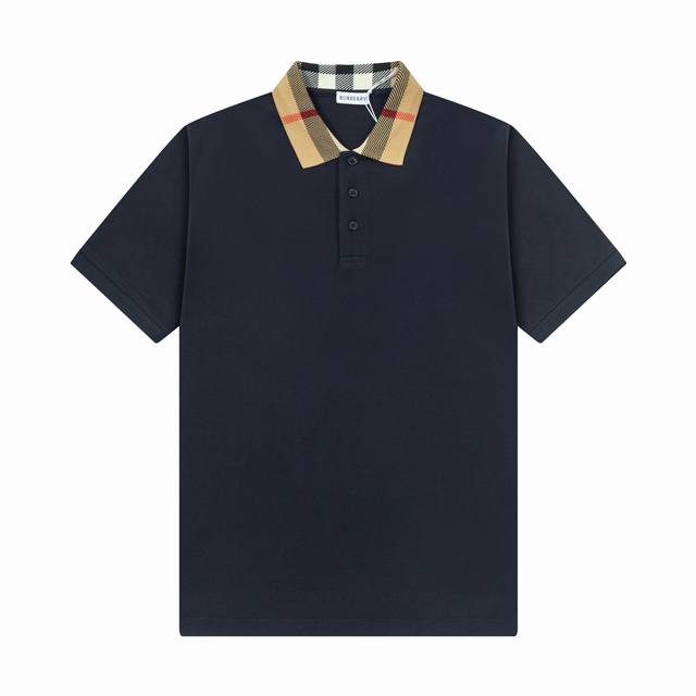 品牌：Burberry 巴宝莉 面料：纯棉丝光珠地 克重：230 颜色：黑色 白色 藏青 卡其 草绿 尺码：M-Xxl 原版定制1：1细节还原 三标Logo齐全