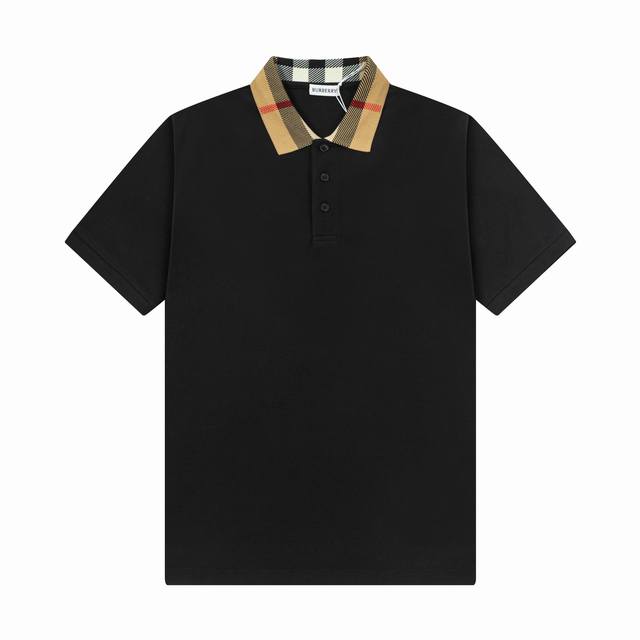 品牌：Burberry 巴宝莉 面料：纯棉丝光珠地 克重：230 颜色：黑色 白色 藏青 卡其 草绿 尺码：M-Xxl 原版定制1：1细节还原 三标Logo齐全